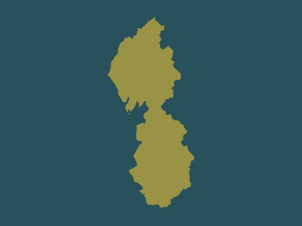 Nordväst Region Förenade Kungariket Fast Färg Form — Stockfoto