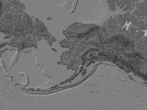 알래스카 미국의 호수와 빌레벨 고산도 — 스톡 사진