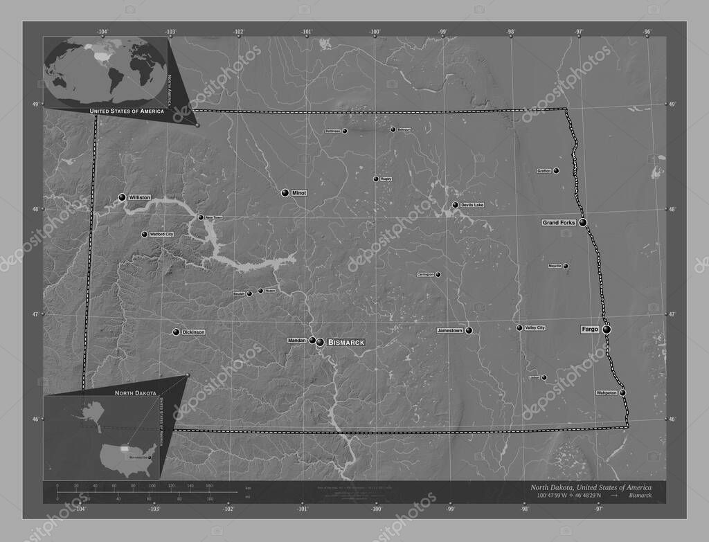 Dakota del Norte estado de los - Depositphotos 650996698 Stock Photo North Dakota State United States 