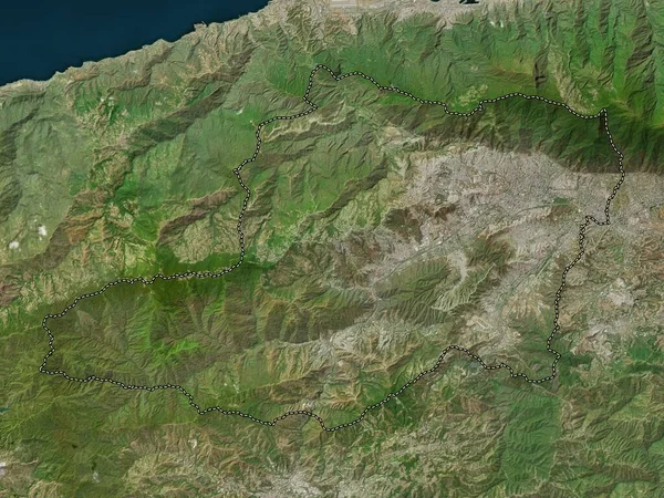 Distrito Capital Stato Del Venezuela Mappa Satellitare Alta Risoluzione — Foto Stock