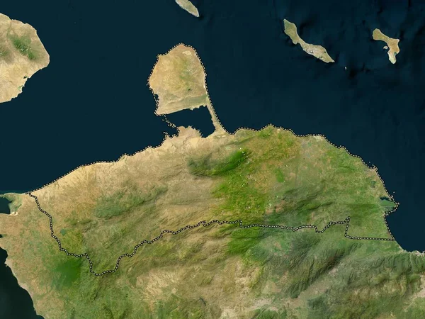 Falken Venezuela Lågupplöst Satellitkarta — Stockfoto