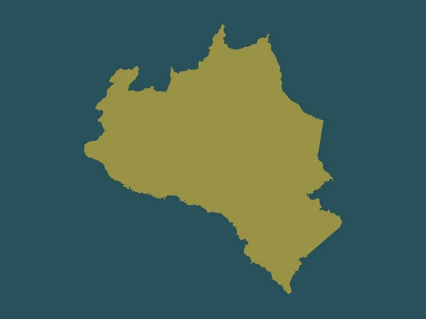 委内瑞拉 委内瑞拉的州份 固体颜色形状 — 图库照片
