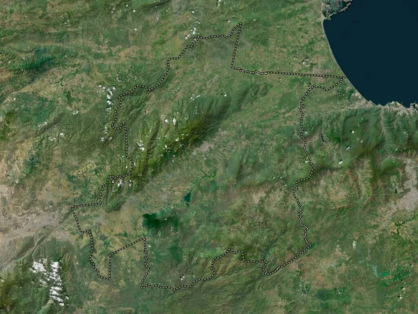 Yaracuy Venezuela Eyaleti Yüksek Çözünürlüklü Uydu Haritası — Stok fotoğraf