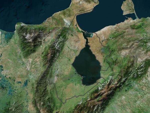 Zulia Stato Del Venezuela Mappa Satellitare Alta Risoluzione — Foto Stock