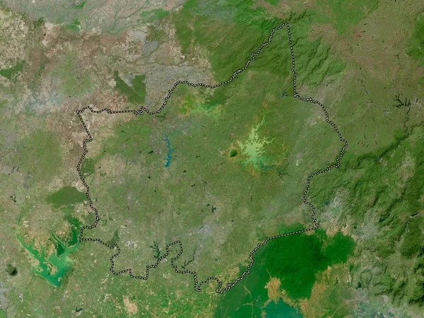 Binh Phuoc Provinz Vietnam Hochauflösende Satellitenkarte — Stockfoto