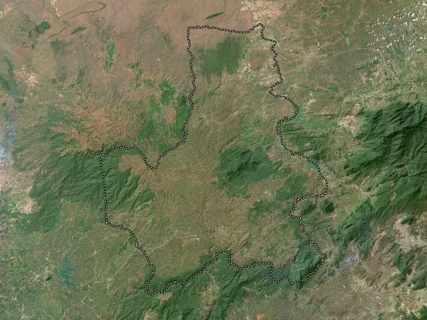 Nong Provinsen Vietnam Lågupplöst Satellitkarta — Stockfoto