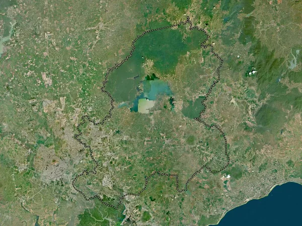 Провінція Єтнам Супутникова Карта Високої Роздільної Здатності — стокове фото