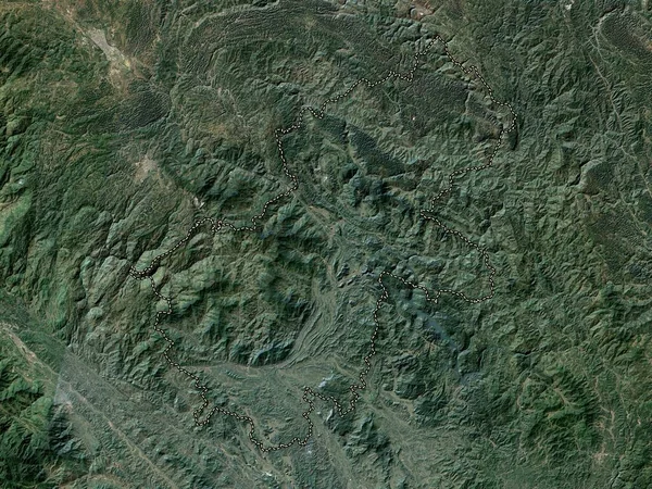ベトナムの省 ハザン 低解像度衛星地図 — ストック写真
