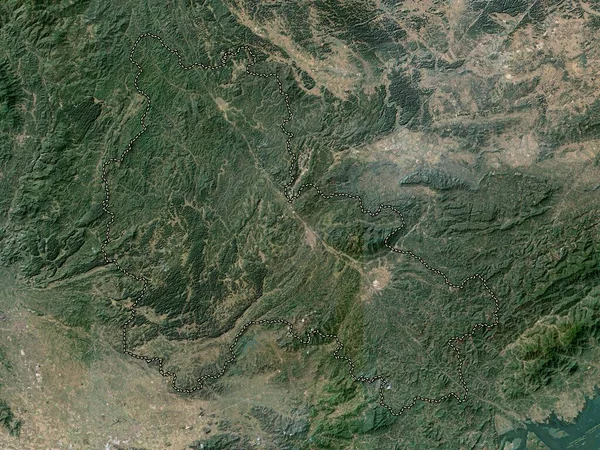 Lang Son Provincia Vietnam Mapa Satelital Baja Resolución — Foto de Stock