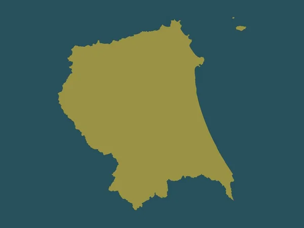 クアンナイ ベトナムの州 単色形状 — ストック写真