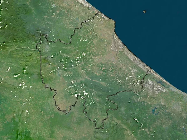 Quang Tri Vietnam Vilayeti Yüksek Çözünürlüklü Uydu Haritası — Stok fotoğraf