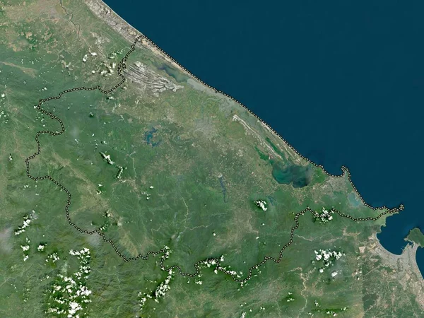 Thua Thien Hue Vietnam Tartomány Nagyfelbontású Műholdas Térkép — Stock Fotó
