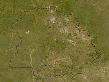 Bakır kemer, Zambiya vilayeti. Düşük çözünürlüklü uydu haritası