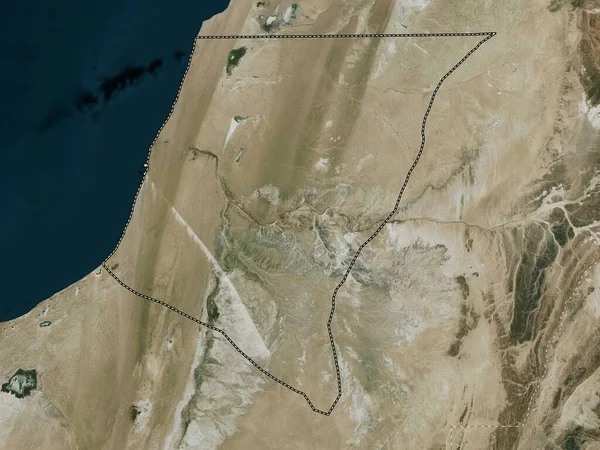 Laayoune Sakia Hamra Provincia Del Sáhara Occidental Mapa Satélite Alta — Foto de Stock
