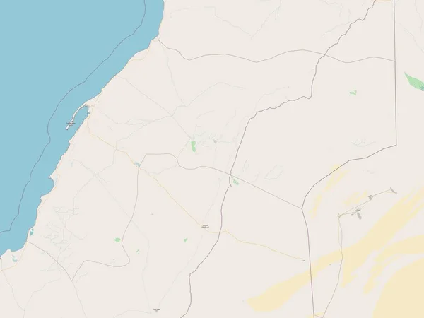 Dakhla Oued Dahab Västsahara Öppen Gata — Stockfoto