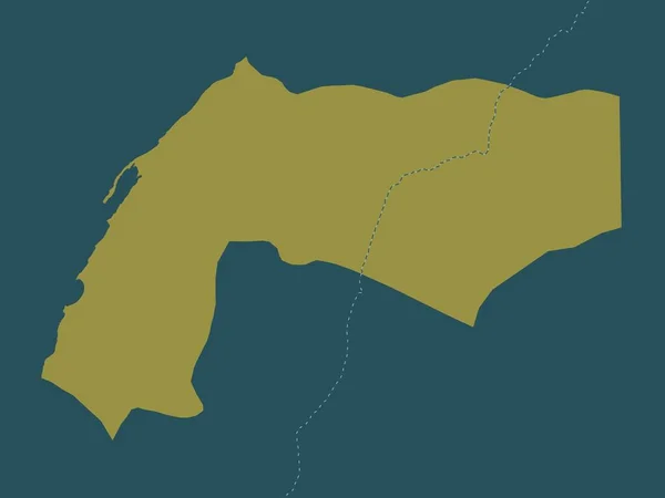 Dakhla Oued Dahab 西撒哈拉省 固体颜色形状 — 图库照片