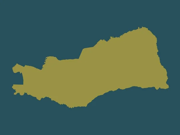 ザンビアのルサカ州 単色形状 — ストック写真