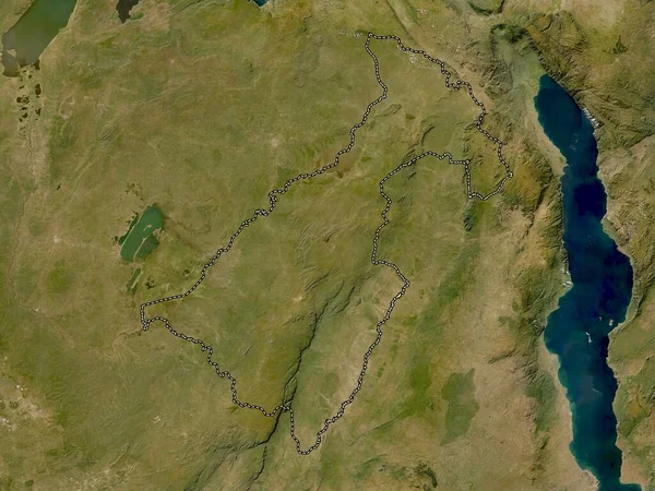 Muchinga Província Zâmbia Mapa Satélite Baixa Resolução — Fotografia de Stock