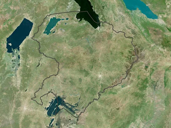 Северный Регион Замбии Карта Высокого Разрешения — стоковое фото