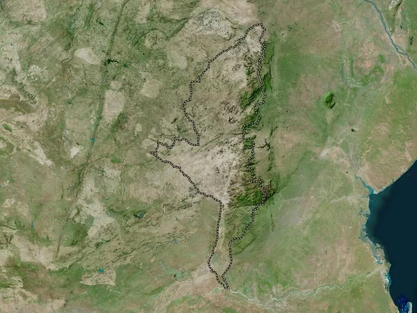 Manicaland Provinsen Zimbabwe Högupplöst Satellitkarta — Stockfoto