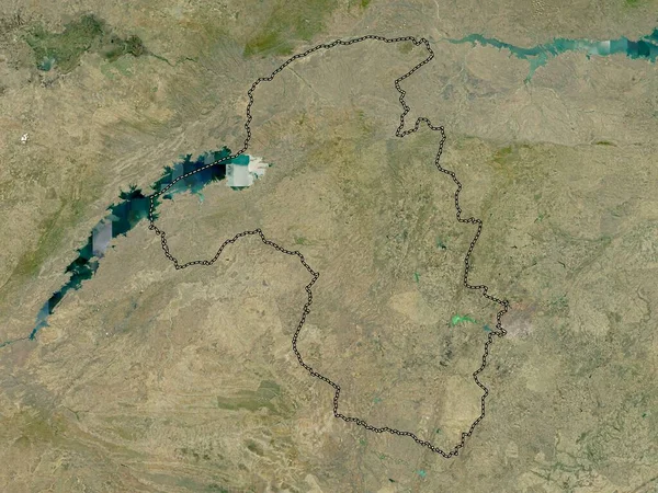 Moldavia Occidental Provincia Zimbabwe Mapa Satélite Alta Resolución — Foto de Stock