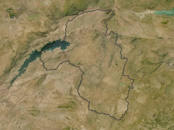 Mashonaland West Provinsen Zimbabwe Lågupplöst Satellitkarta — Stockfoto