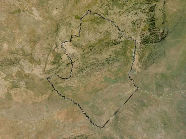 Масвинго Провинция Зимбабве Карта Низкого Разрешения — стоковое фото