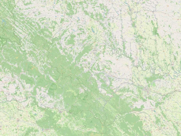 Iwano Frankiwsk Region Der Ukraine Open Street Map — Stockfoto