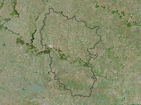 Luhans Região Ucrânia Mapa Satélite Alta Resolução — Fotografia de Stock