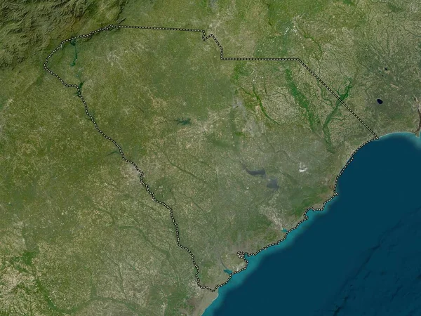 Caroline Sud État Des États Unis Amérique Carte Satellite Basse — Photo