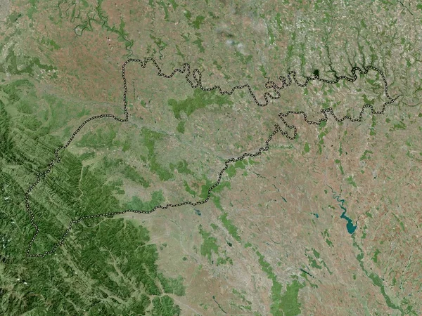 Chernivtsi Regione Ucraina Mappa Satellitare Alta Risoluzione — Foto Stock