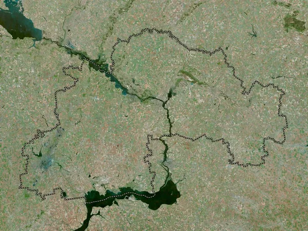 Dnipropetrovs Ukrayna Bölgesi Yüksek Çözünürlüklü Uydu Haritası — Stok fotoğraf