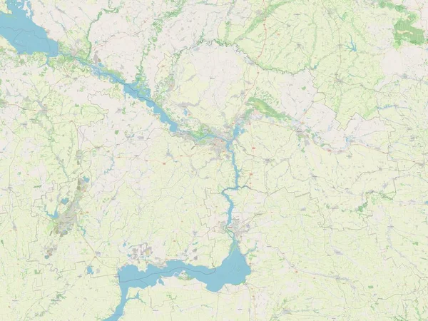 Dnipropetrovs Region Ukraine Open Street Map — Stock Photo, Image