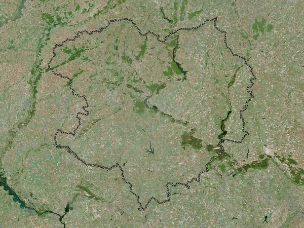 Kharkiv Região Ucrânia Mapa Satélite Alta Resolução — Fotografia de Stock