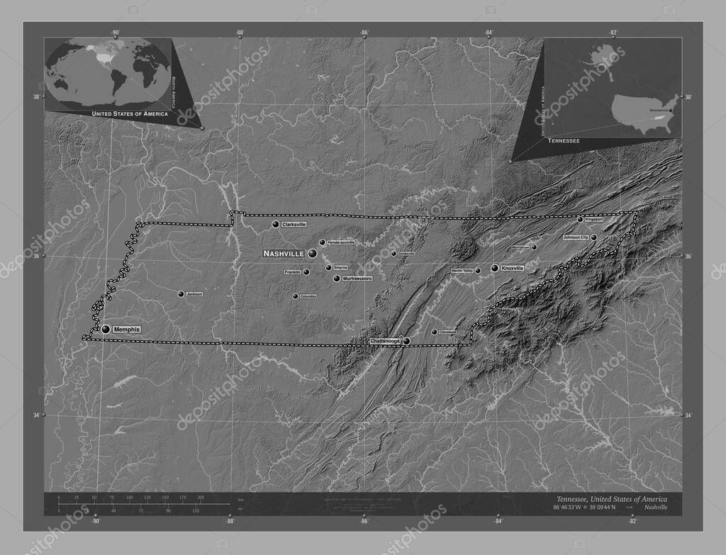 Tennessee estado de los Estados - Depositphotos 651161120 Stock Photo Tennessee State United States America 