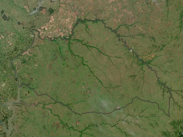 Artigas Departamento Uruguai Mapa Satélite Baixa Resolução — Fotografia de Stock