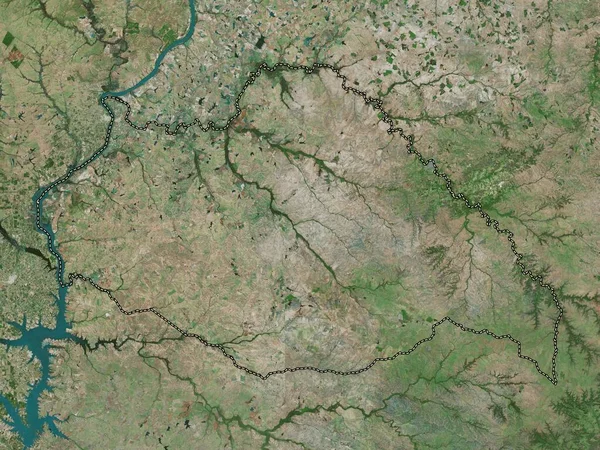 Artigas Department Uruguay High Resolution Satellite Map — Stock Photo, Image