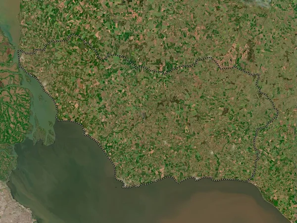 Colonia Departamento Uruguay Mapa Satelital Baja Resolución — Foto de Stock