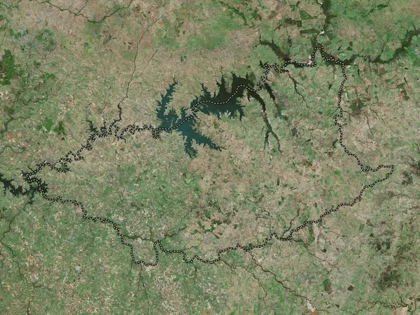 杜拉兹诺 乌拉圭省高分辨率卫星地图 — 图库照片