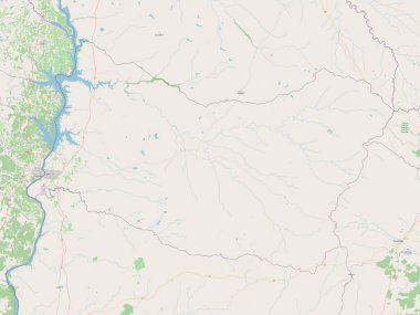 Salto, Uruguay Departmanı. Açık Sokak Haritası