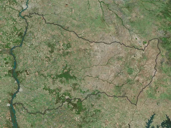 Paysandu Department Uruguay High Resolution Satellite Map — Stock Photo, Image