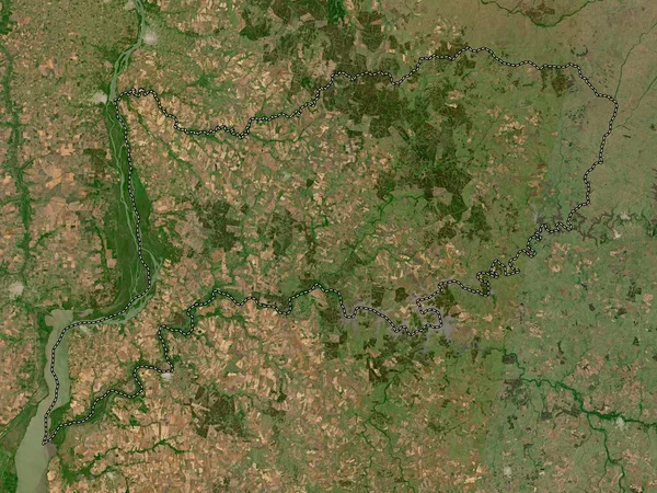 Рио Негро Департамент Уругвая Карта Низкого Разрешения — стоковое фото