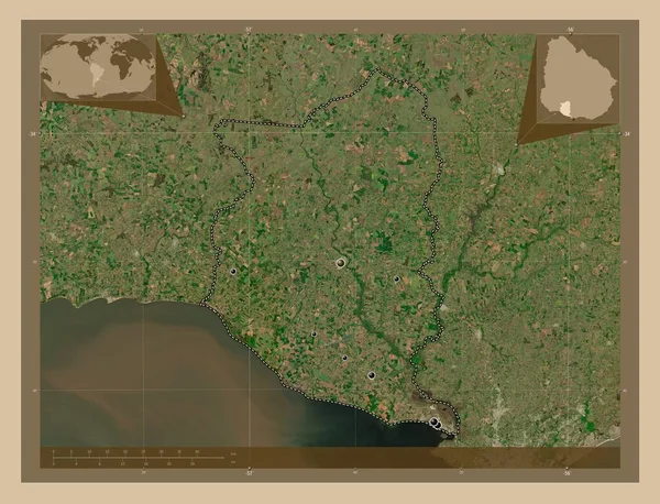 San José Departement Uruguay Lage Resolutie Satellietkaart Locaties Van Grote — Stockfoto