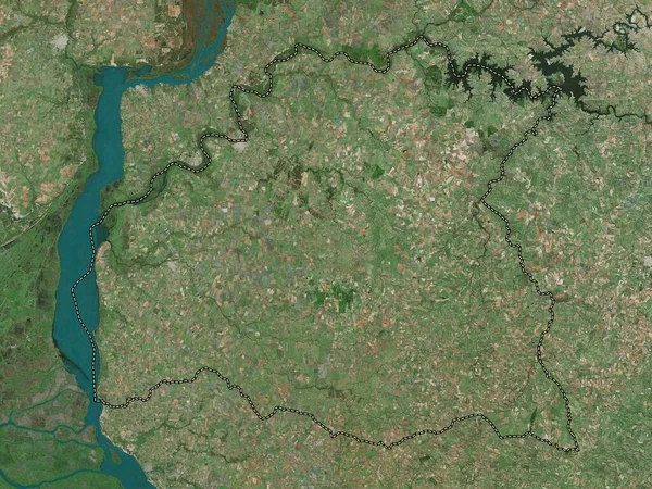 Soriano Department Uruguay High Resolution Satellite Map — Stock Photo, Image