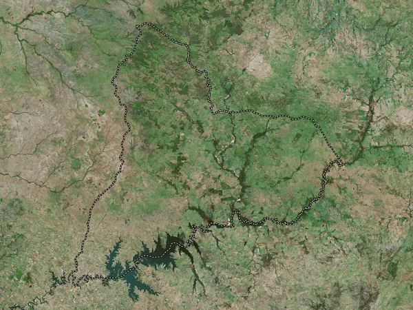 Tacuarembo Department Uruguay High Resolution Satellite Map — Stock Photo, Image