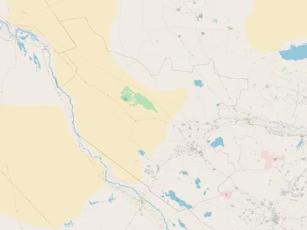Bukhoro Region Uzbekistanu Otwarta Mapa Ulic — Zdjęcie stockowe