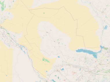 Navoi, Özbekistan bölgesi. Açık Sokak Haritası