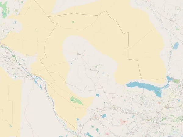 Navoi Üzbegisztán Régió Open Street Térkép — Stock Fotó