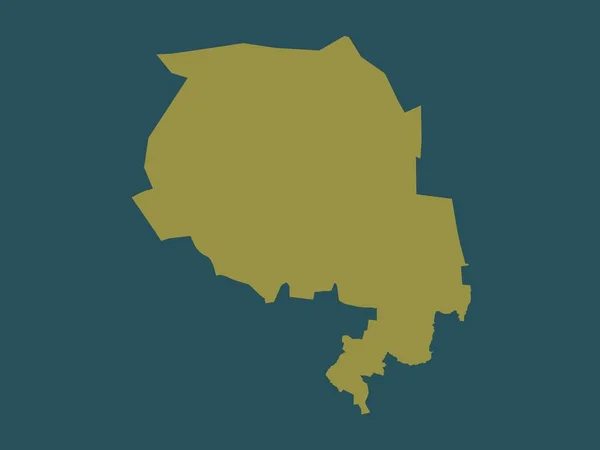 ウズベキスタンの領域 単色形状 — ストック写真