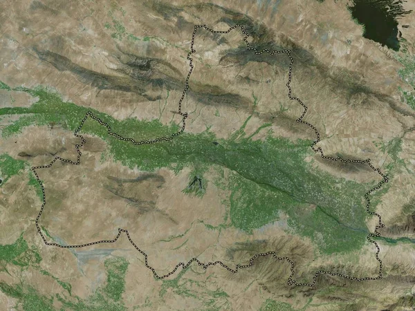 Samarkand Regio Oezbekistan Satellietkaart Met Hoge Resolutie — Stockfoto